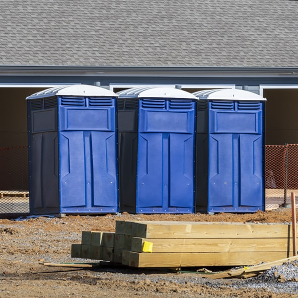 how can i report damages or issues with the portable toilets during my rental period in Sherburn